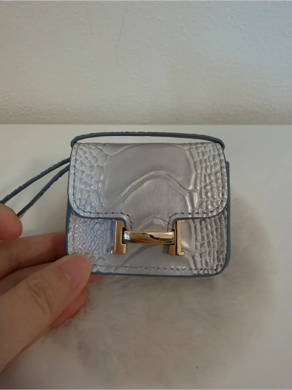 Handcrafted Genuine Leather Mini Bag Charm